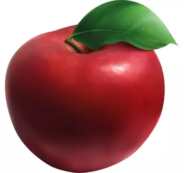 Adesivo per mac con la mela - TenStickers
