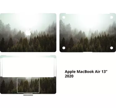 Adesivo per pc con foresta - TenStickers