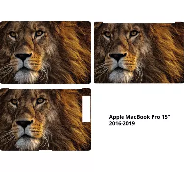 Adesivo per pc portatile con leone - TenStickers