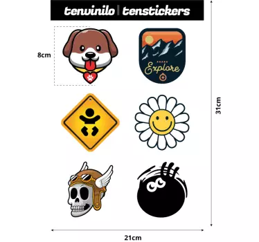 Set di adesivi per automobile - TenStickers