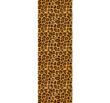 Adesivo frigo texture leopardo - TenStickers