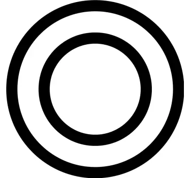 Adesivo decorativo linee circolari - TenStickers