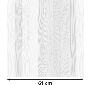 Carta adesiva per mobile legno bianco - TenStickers