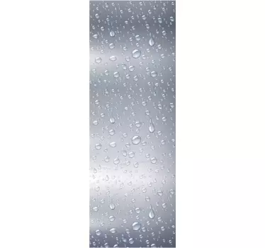 Adesivo frigo effetto gocce - TenStickers