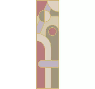 Adesivo forme geometriche circolari colorate - TenStickers
