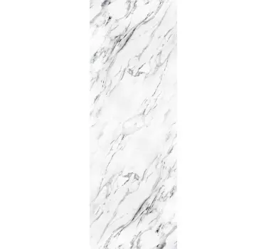 Adesivo frigo marmo bianco - TenStickers