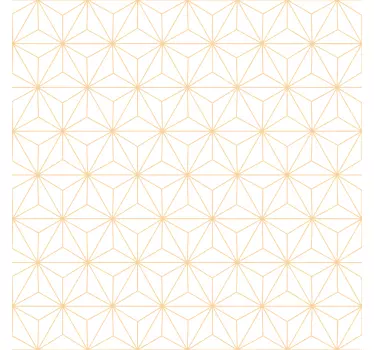 Adesivo linea bianche e dorate - TenStickers