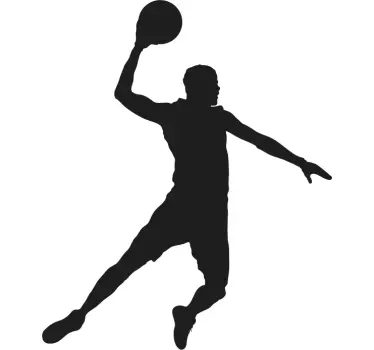 Adesivo pc silhouette di "Jumpman" - TenStickers