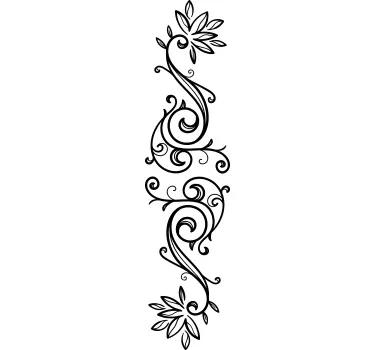Carta adesiva per mobile greca ornamentale floreale - TenStickers