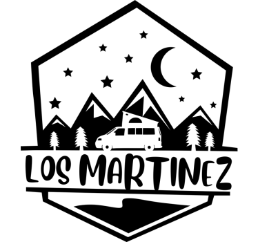 Adesivo per camper personalizzato cognome famiglia - TenStickers