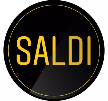 Vetrofanie saldi promozione circolare - TenStickers