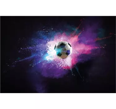 Skin per laptop spazio e calcio - TenStickers