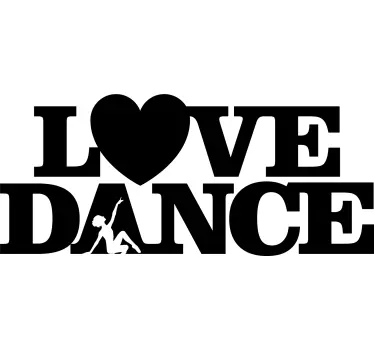 Adesivo per auto ballare l'amore - TenStickers