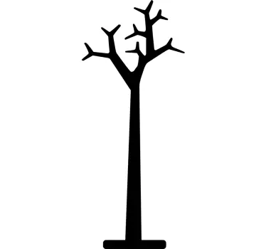 Adesivo appendiabiti albero - TenStickers