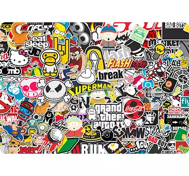 Adesivo per pc portatile diversi - TenStickers