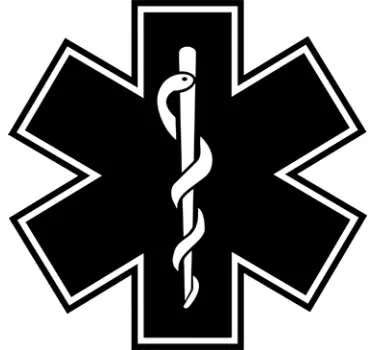 Adesivo per vetrina simbolo farmacia - TenStickers