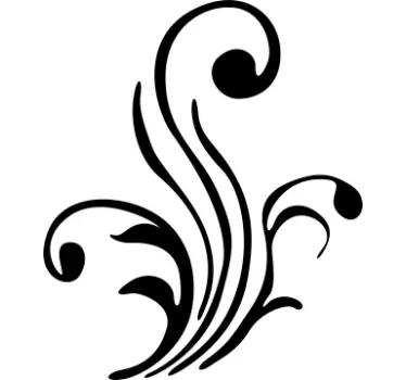 Sticker decorativo fiori 17 - TenStickers