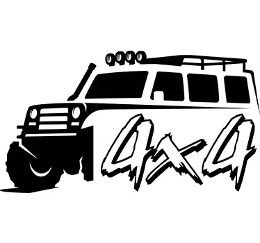 Adesivo per automobile suv 4x4 - TenStickers
