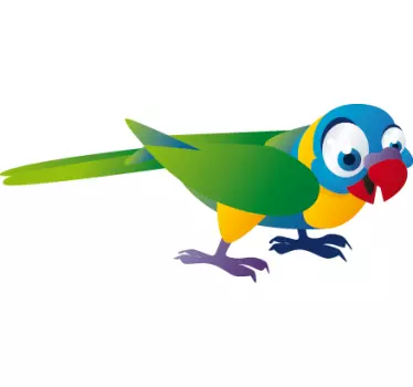 Adesivo bambini pappagallo - TenStickers