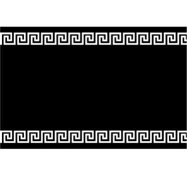 Adesivo box doccia greco - TenStickers