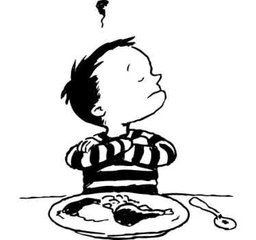 Adesivo cameretta non voglio mangiare - TenStickers