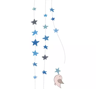 Adesivo cameretta stelline - TenStickers