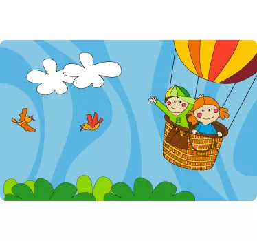 Adesivo cameretta volando insieme - TenStickers