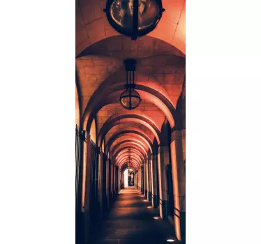 Adesivo per porta colonne di passaggio - TenStickers