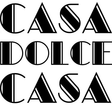 Adesivo Casa Dolce Casa - TenStickers