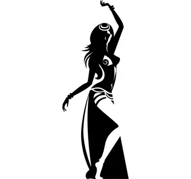 Adesivo decorativo danzatrice del ventre - TenStickers