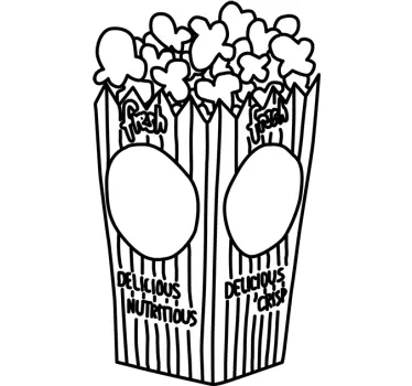 Adesivo decorativo Popcorn - TenStickers