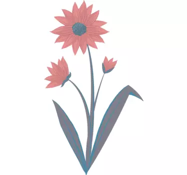Adesivo floreale - TenStickers