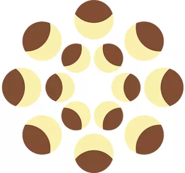 Adesivo geometrico motivo circolare - TenStickers