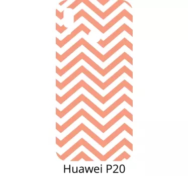 Adesivo Huawei copertina con motivo a chevron - TenStickers