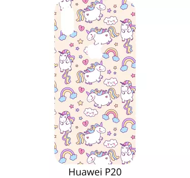Adesivo huawei creature mitologiche e archi colorati - TenStickers