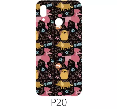 Adesivo Huawei modelli di cani giocosi - TenStickers