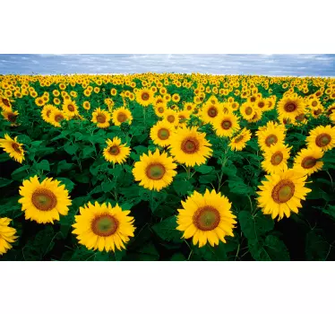 Adesivo fiore texture girasole - TenStickers
