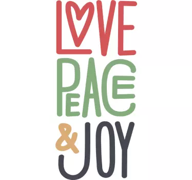 Scritta adesiva per parete scritta love - TenStickers