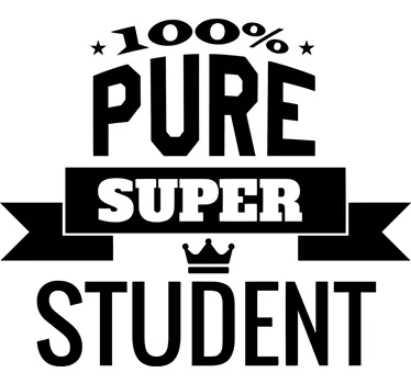 Adesivo murale Super Student - TenStickers