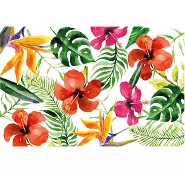 Adesivo notebook Fiori e Piante - TenStickers