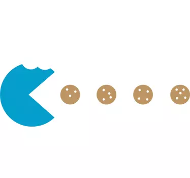 Adesivo notebook Mostro e PacMan - TenStickers