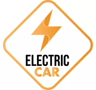Adesivo per auto elettrica - TenStickers