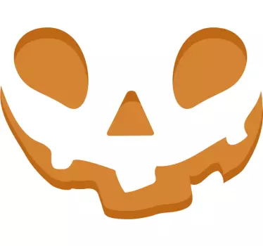 Disegno per pareti sagoma zucca - TenStickers