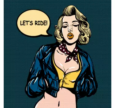 Adesivo per mobili pop art - TenStickers