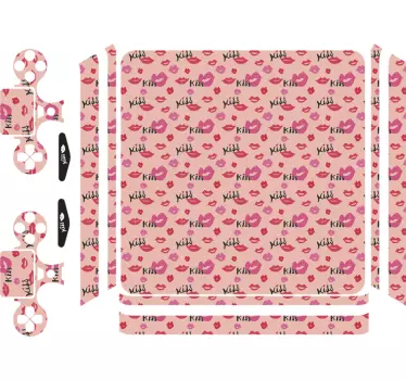 Adesivo Ps4 schema del bacio - TenStickers