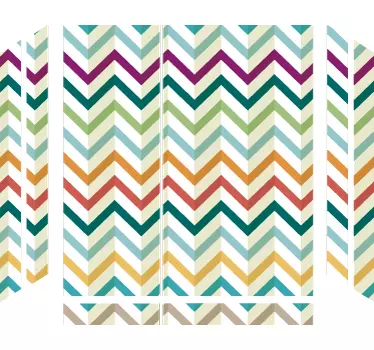 Adesivo ps4 stile a zig zag - TenStickers