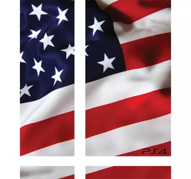 Adesivo PS4 USA - TenStickers