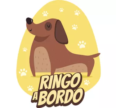 Adesivo ringo a bordo - TenStickers