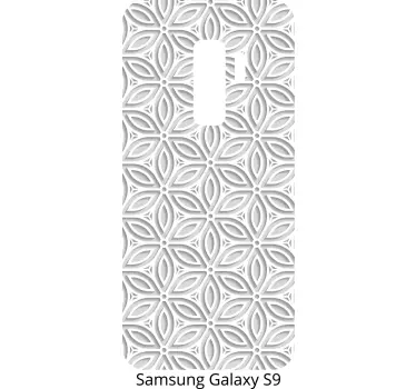 Adesivo Samsung dettaglio del motivo floreale - TenStickers