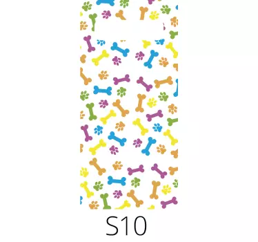 Adesivo Samsung impronte di zampe vibranti - TenStickers